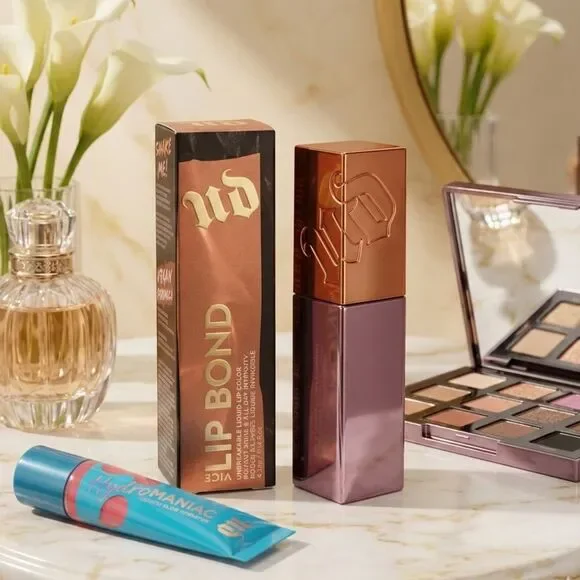 NIB Urban Decay Hydromaniac Foundation 55 Blush Unhinge Lip Bond Pleased |Armani - Picture 5 of 14